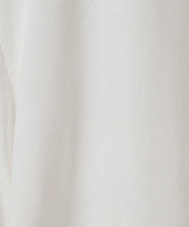 earth music&ecology レーヨンレースデザインシャツ Off White