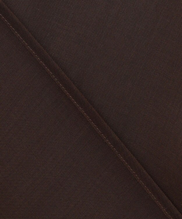 23区 L 【洗える】シアービエラ チュニック ブラウス ダークブラウン系