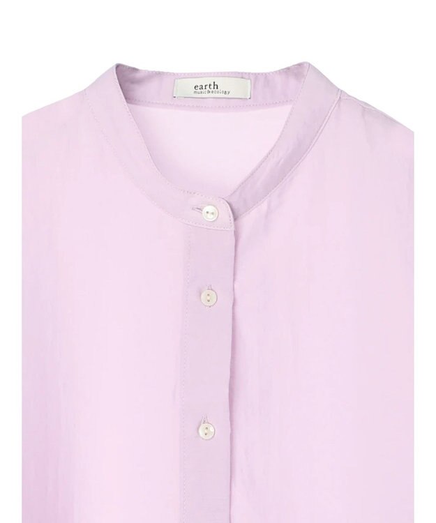 earth music&ecology ボリュームタック袖ブラウス Pink