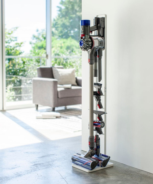 tower コードレスクリーナースタンド プレート ホワイト ホワイト