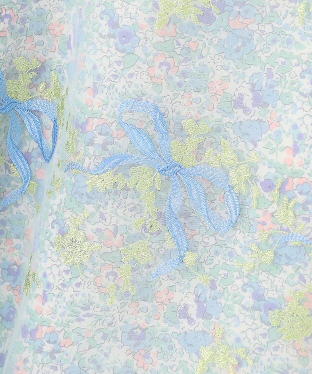 TOCCA 【キャンセル分販売！】【00サイズあり・洗える・消臭】FLORAL MELODY ドレス ブルー系