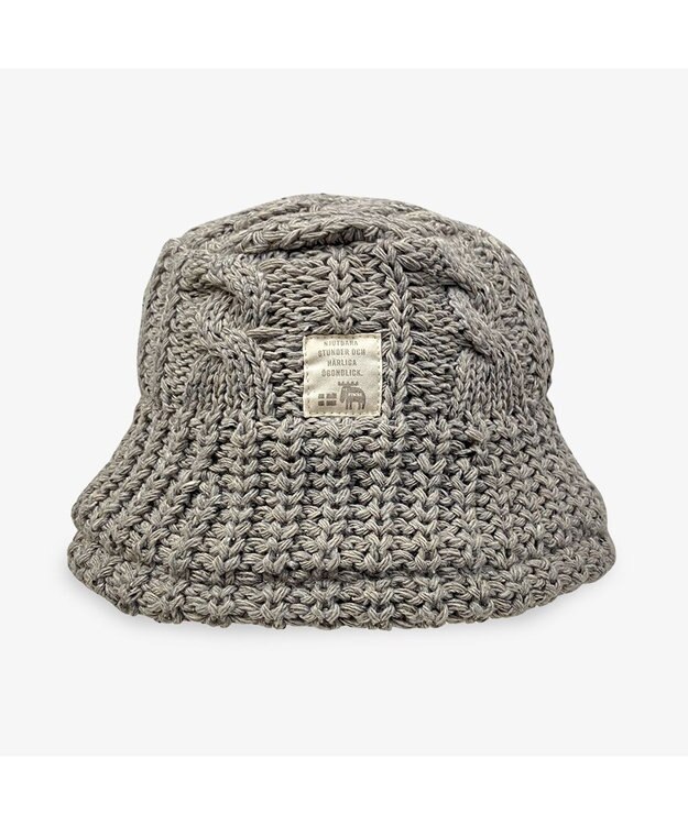 林八百吉商店 moz ニットバケットハット グレー