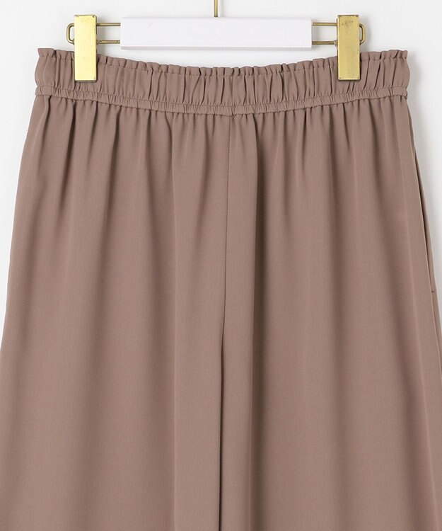 ANY SIS 【洗える】イージードロスト ワイドパンツ モカ