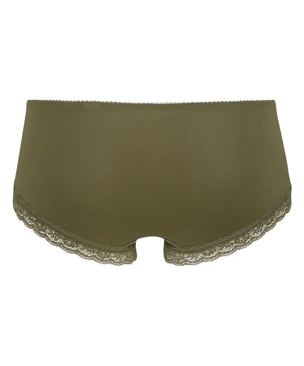 WACOAL ショーツ ボーイレングス 【リボンブラ】 BRB413とペア はきこみ丈あさめ やわらかく伸びる素材（バック） レディース PRA613 /ワコール グリーン