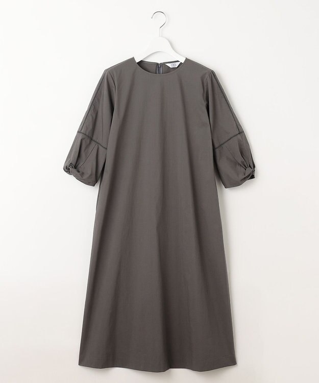 J.PRESS LADIES L 【洗える】バイオエアフロー ワンピース グレー系