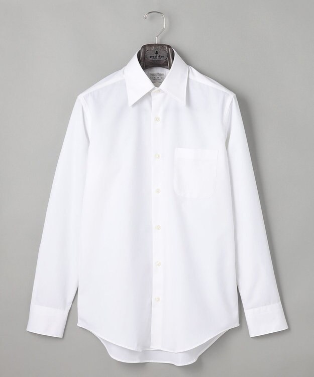 GOTAIRIKU 【形態安定】PREMIUMPLEATS_レギュラーカラー 通年ドレスシャツ_ホワイト(25年春夏モデル) ホワイト系