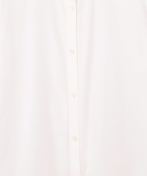 自由区 【洗える】SOMELOSテンセルバンドカラー シャツ オフ