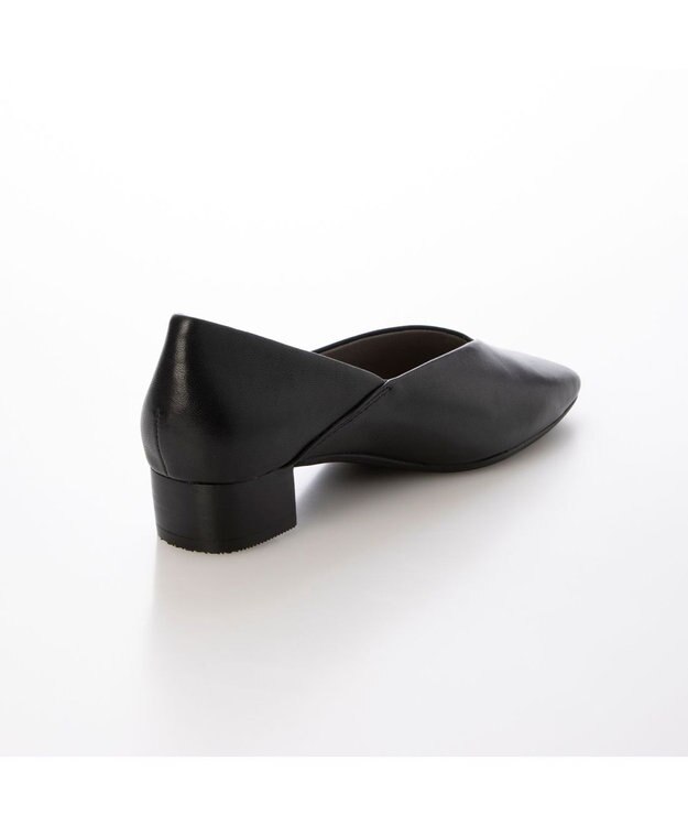 ing <ing>切り替えデザインローヒールパンプス ブラック