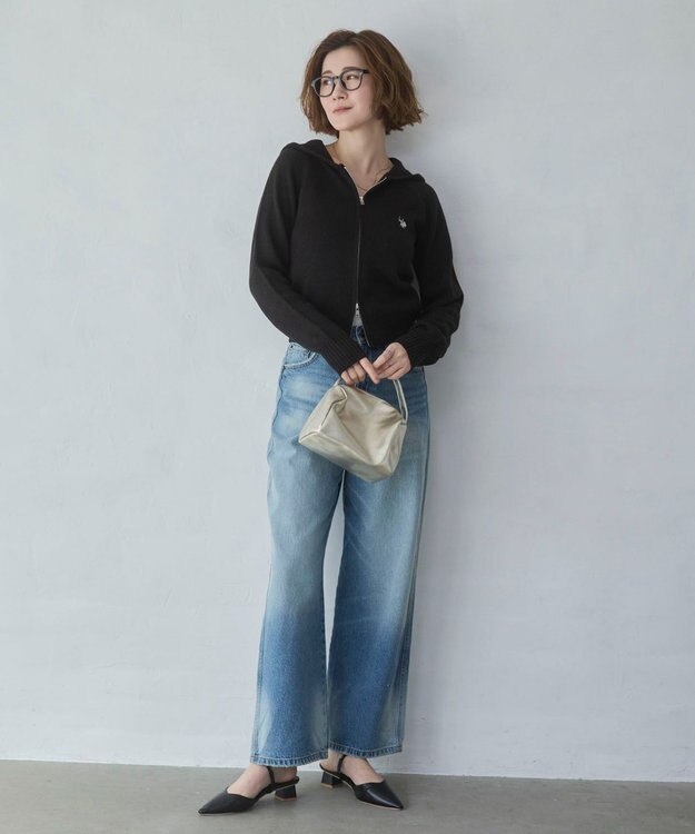 WEGO 【新色追加】別注USPOLOWZIPニットPK ブラック