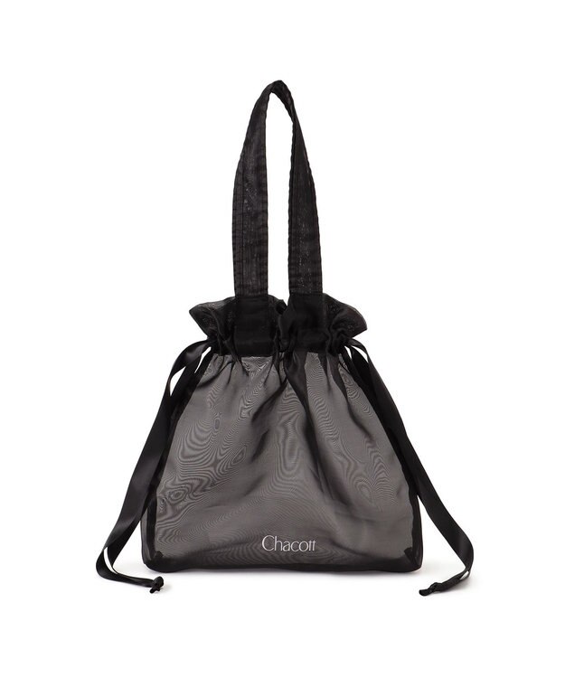 Chacott ロゴシアートートバッグ ブラック