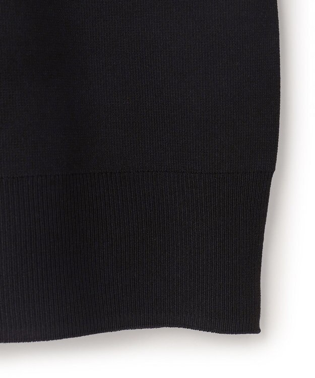 BEIGE， CLARISSE / ドッキングプルオーバーニット Black