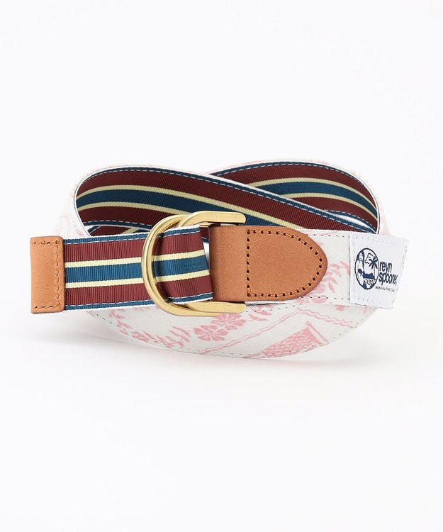 J.PRESS MEN 【120th anniversary】Reyn spooner×J.PRESS リバースフリングベルト ピンク系5