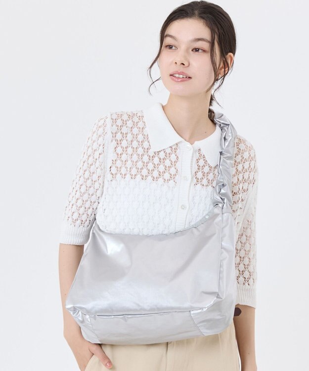 LeSportsac GH LARGE HOBO/フロストシルバーシャイン フロストシルバーシャイン