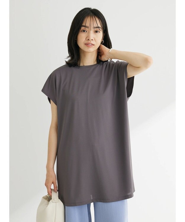 Green Parks ・ＳＵＧＡＲ　ＳＰＯＯＮラッシュガードフレンチチュニック Charcoal Gray