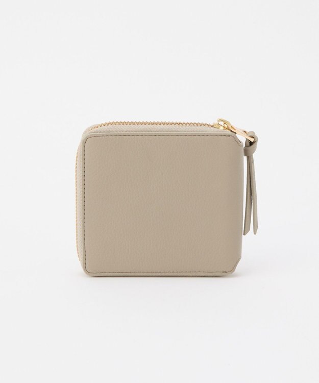 russet エンボスモノグラムラウンドウォレット(SO-431) GrayBeige