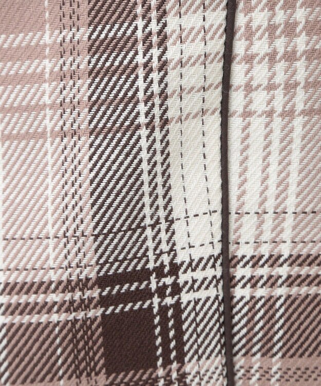 earth music&ecology コットンツイルチェックビスチェ Brown