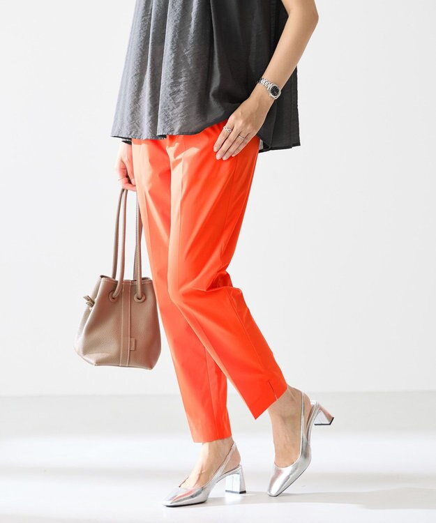 UNFILO FINE MOVE テーパードパンツ オレンジ