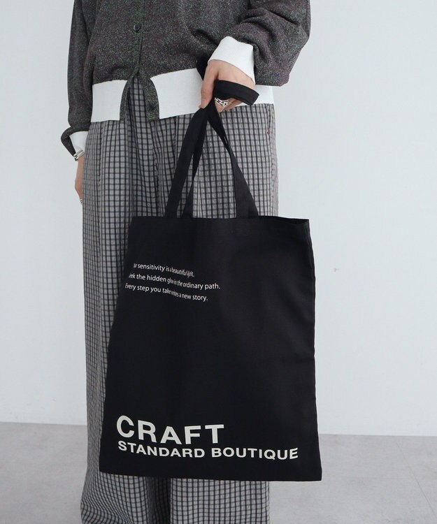 CRAFT STANDARD BOUTIQUE クラフトロゴトートバック Black