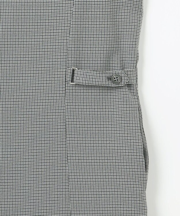 J.PRESS LADIES 【洗える】LANATEC ガンクラブ ジャンパースカート ライトグレーガンクラブ系