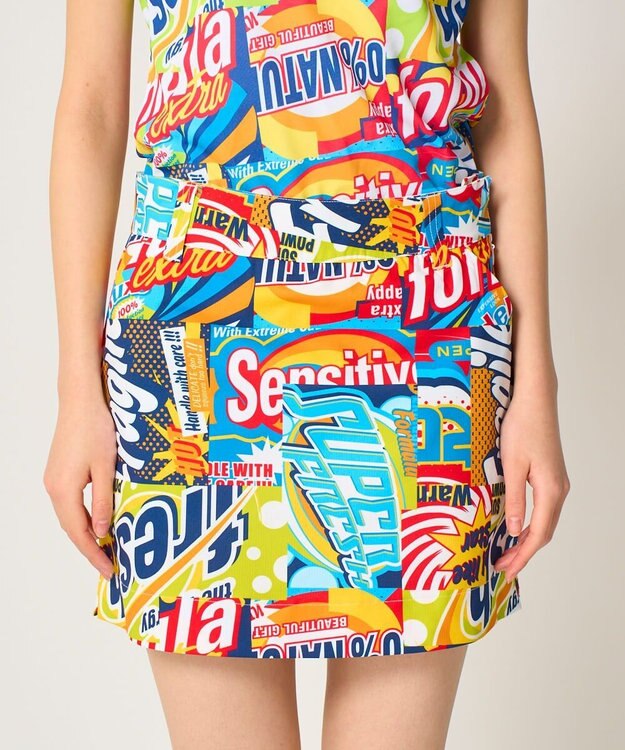 FILA GOLF／marie claire 【Loudmouth】柄スカート Bubbles