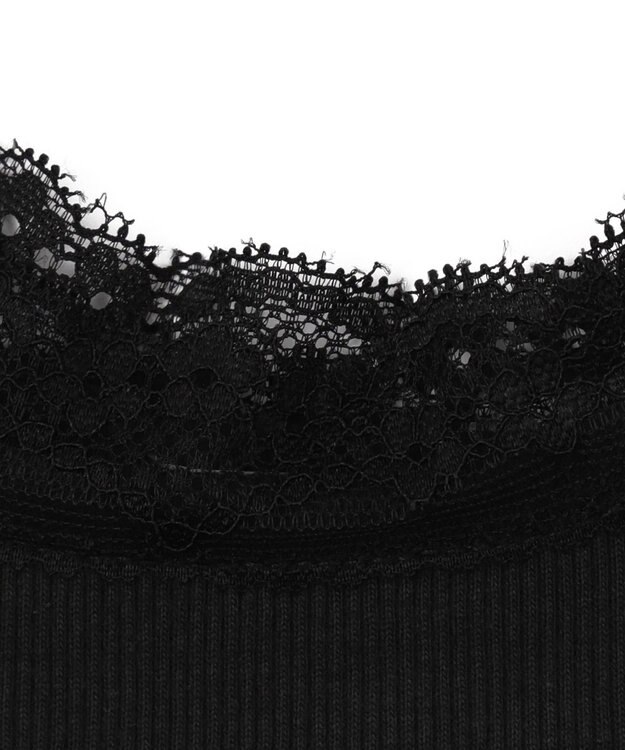 WEGO ラインストーンレースキャミ ブラック