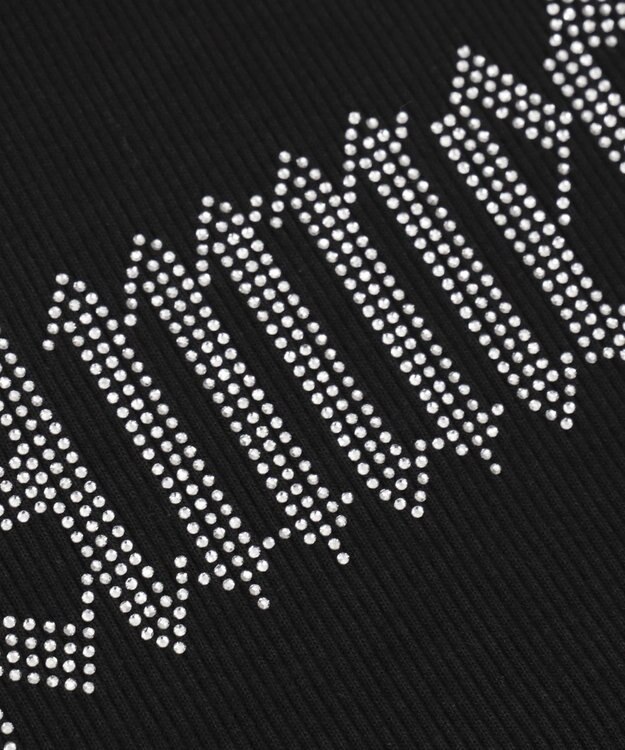 WEGO ラインストーンレースキャミ ブラック