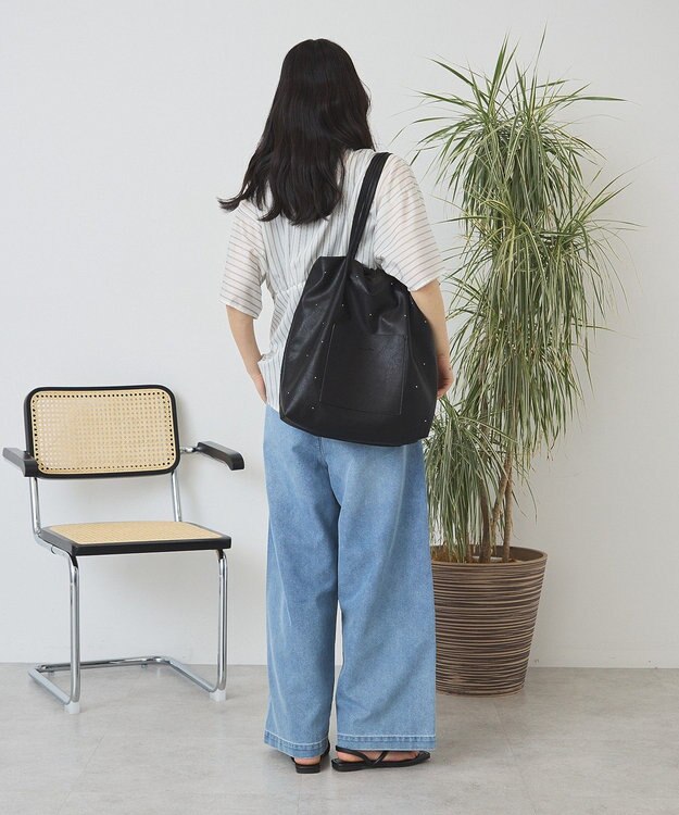 AMERICAN HOLIC イージーデニムワイドパンツ Light Indigo