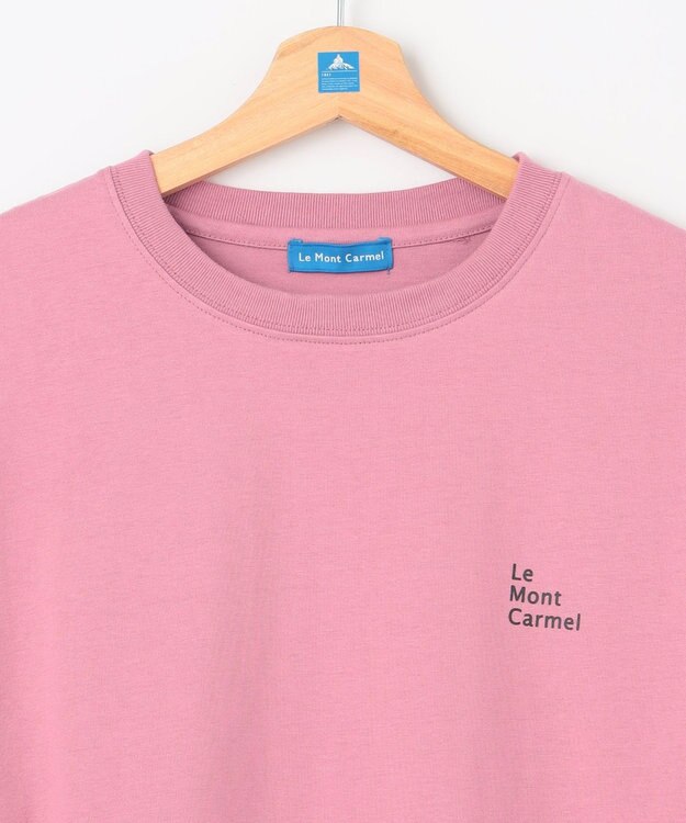 SHARE PARK LADIES 【EC限定カラーあり・UVカット・吸水速乾】カラフルロゴバックプリントＴシャツ ピンク系