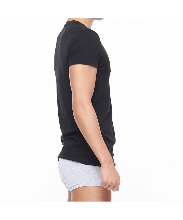 NAIGAI EMPORIO ARMANI STRETCH COTTON CREW NECK T-SHIRT 半袖 アンダーシャツ EUサイズ 54007295 ブラック