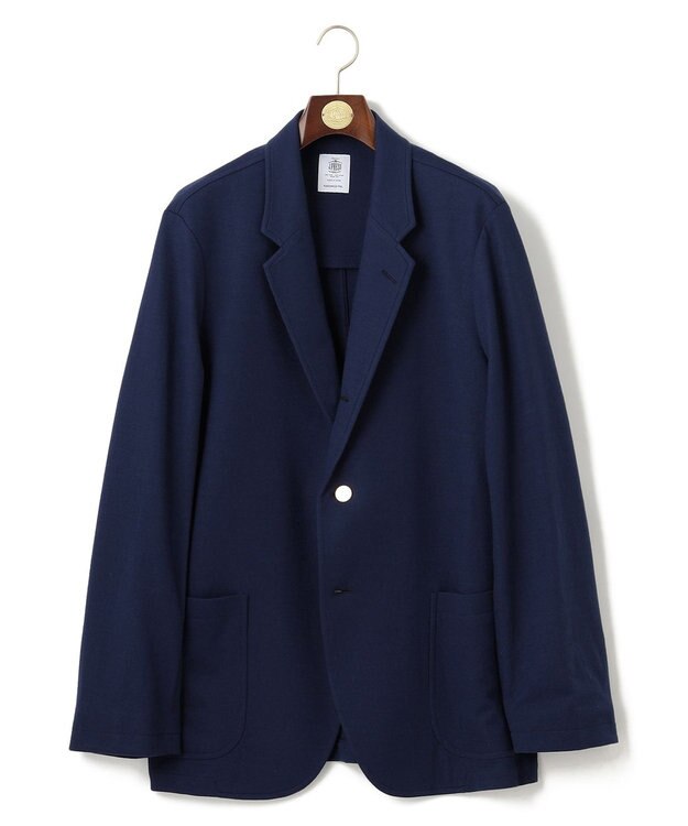 J.PRESS MEN 【J.PRESS ORIGINALS】SUPER FLANNEL JERSEY KNIT JACKET / JAPAN MADE ネイビー系