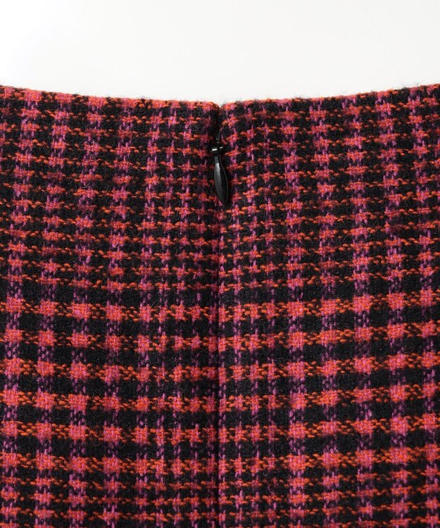 23区 L 【R(アール)】MANTECOツイード スカート ピンク系