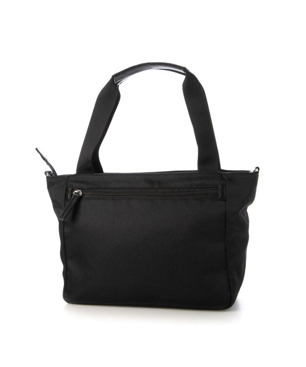 LA BAGAGERIE フロントポケット　スクエアナイロントート ブラック