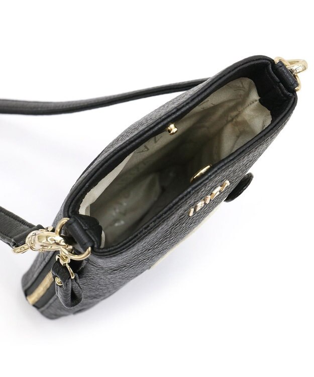 IBIZA アニマーダ　牛革　スマートフォンポシェット（パンダ） 黒