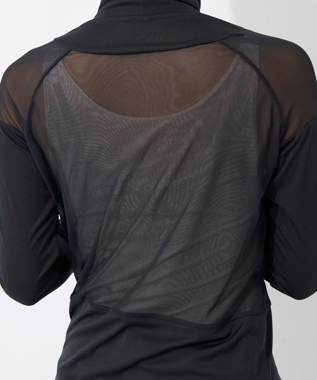 FILA GOLF／marie claire 【Marie claire sports】ハイネックメッシュアンダーシャツ ブラック