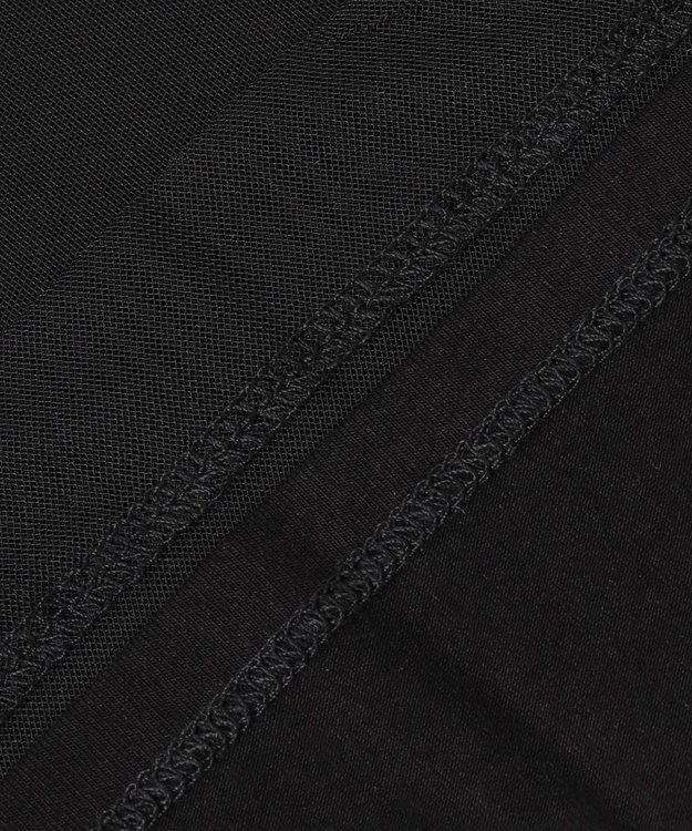 組曲 L 【VERY掲載・WEB限定】チュールカバー カットソー ブラック系