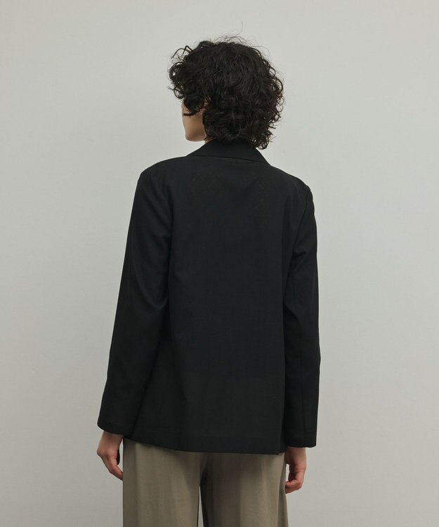 GRACE CONTINENTAL シアーウールジャケット ブラック