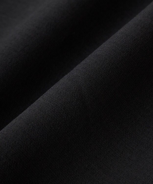 earth music&ecology シアーバックレースアップフレアスカート Black