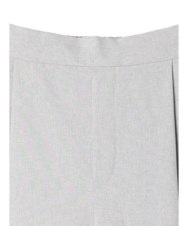 Green Parks 麻調ストレートパンツ Gray