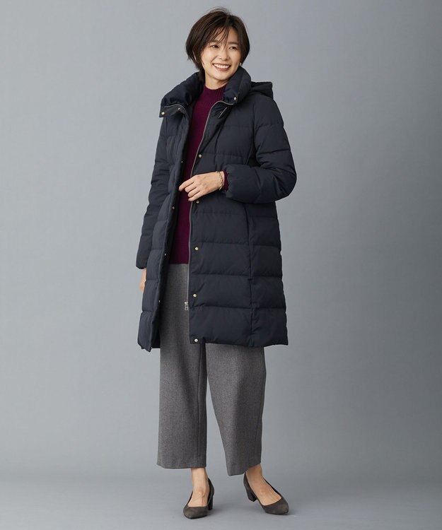 J.PRESS LADIES 【洗える・WEB限定カラーあり】CASHMERE BLEND ハイネック ニット パープル系