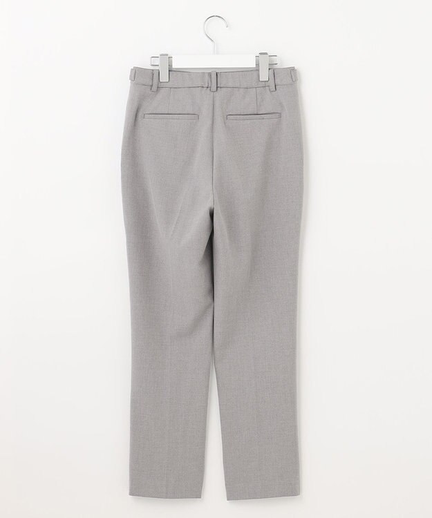 J.PRESS LADIES 【洗える】2way thermoサキソニー テーパード パンツ ライトグレー系