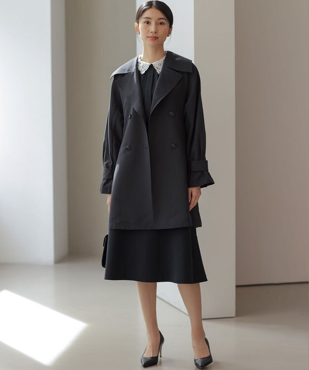 組曲 S 【先行予約】リラクシング トレンチコート ネイビー系