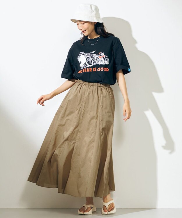 SHARE PARK MENS 【UNISEX】UVカット アートコラボTシャツ〈BEAR〉 ブラック