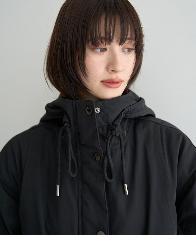 YECCA VECCA パディングフーディーコート Khaki