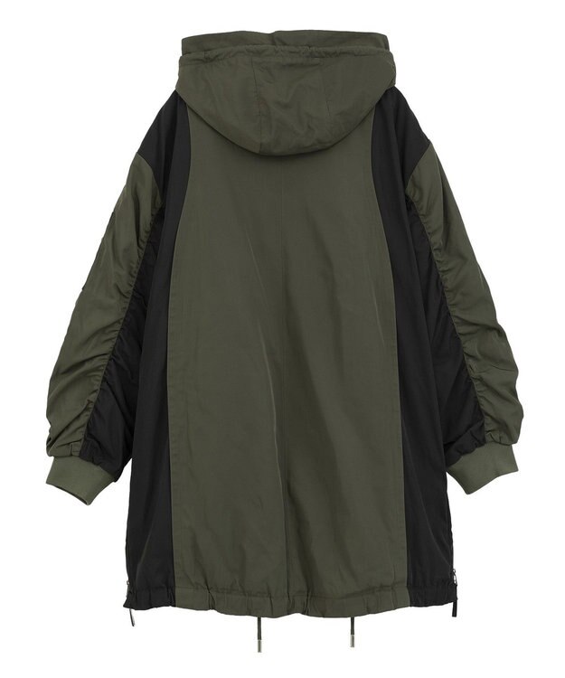 YECCA VECCA パディングフーディーコート Khaki