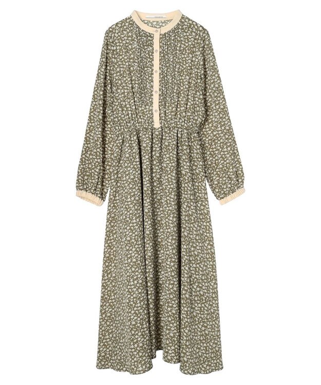 Green Parks ・ＥＬＥＮＣＡＲＥ　ＤＵＥ　コバナパイピングワンピ Khaki