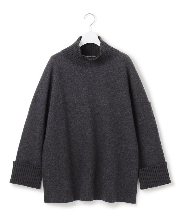 23区 S 【新色追加】ボイルドウールコンビニット チュニック グレー系