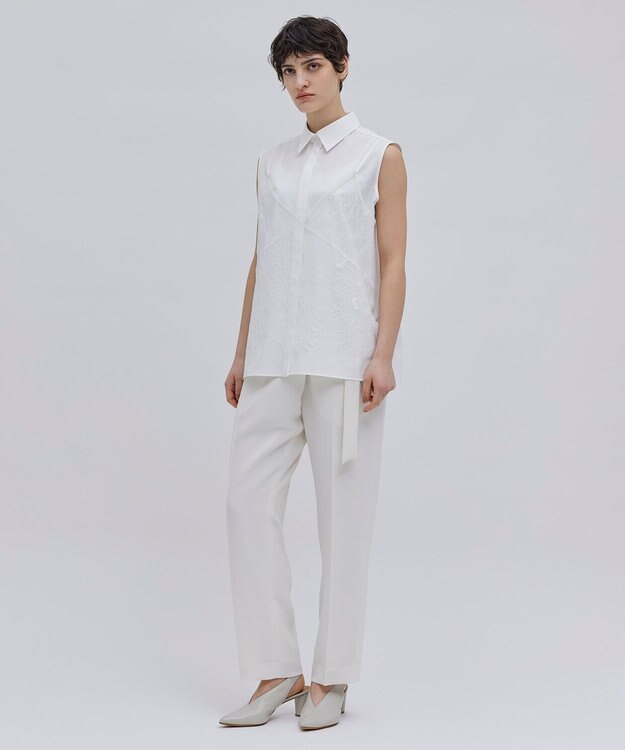 BEIGE， LAMERAY / クロップドパンツ Ecru