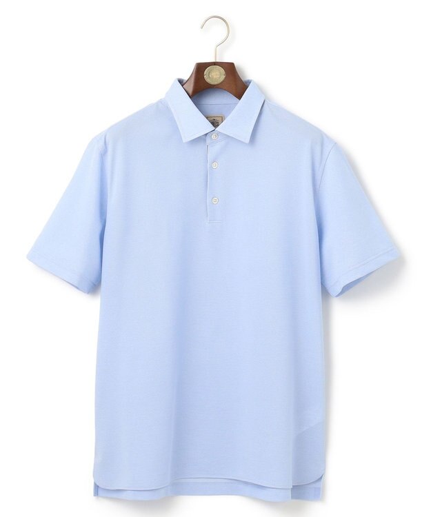 J.PRESS MEN 【KING SIZE】【クールビズ対応 / 吸水速乾】カノコインレイ ポロシャツ サックスブルー系