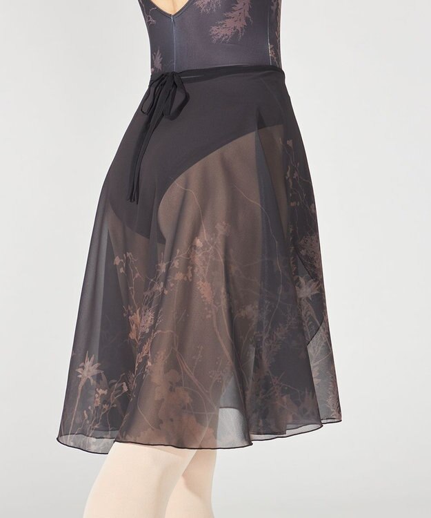 Chacott 巻きスカート ブラック