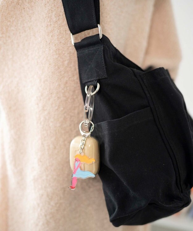 WEGO 立体ポケットキャンバスショルダー ブラック